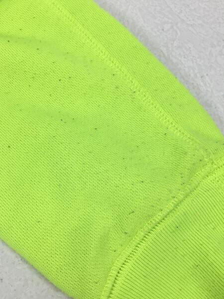 HUF(ハフ) / パーカー/S/コットン/グリーン/無地/蛍光色/毛玉有