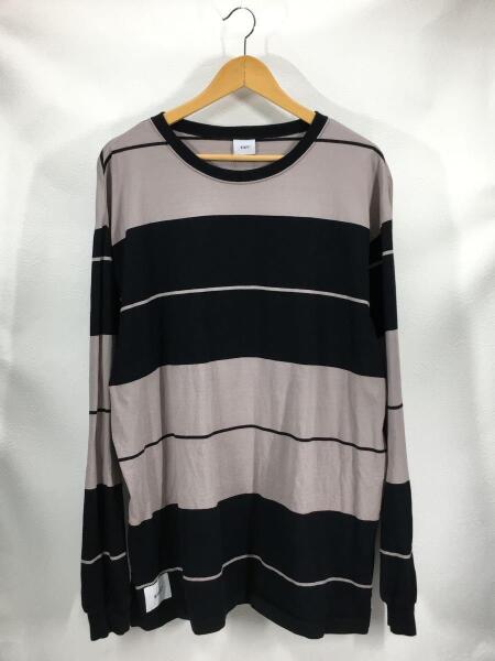 WTAPS(ダブルタップス) / 長袖Tシャツ/4/コットン/ボーダー/172GWDT 