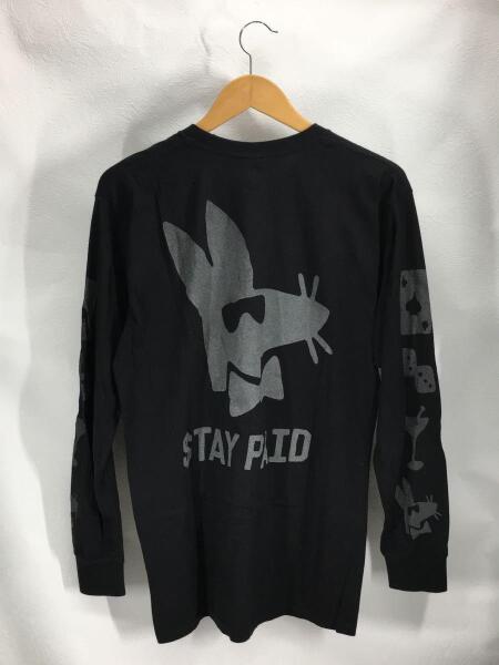 STUSSY(ステューシー) / 長袖Tシャツ/M/コットン/stay paid/ブラック 