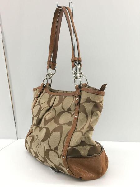 COACH(コーチ) / トートバッグ/キャンバス/BEG/シグネチャー/F20807 