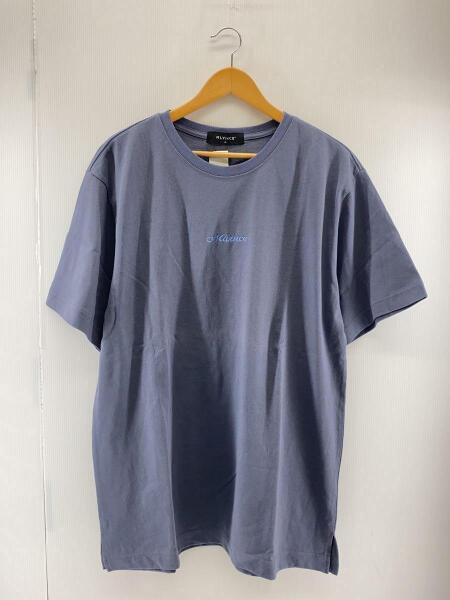 MLVINCE(メルヴィンス) / Tシャツ/XL/コットン/ブルーグレー/刺繍ロゴ 