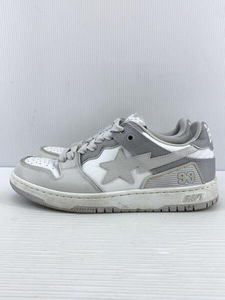 BAPE STA!(ベイプスタ) / ローカットスニーカー/25cm/ホワイト/グレー