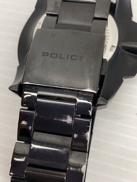 POLICE(ポリス) / クォーツ腕時計/アナログ/--/SLV/BLK | 中古品の販売 