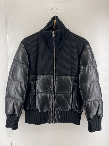 HUGO BOSS(ヒューゴボス) / 切替ダウンジャケット/44/レザー/BLK 
