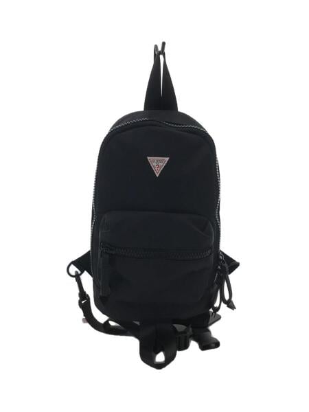 GUESS(ゲス) ショルダーバッグ/ナイロン/BLK/nl703193 中古品の