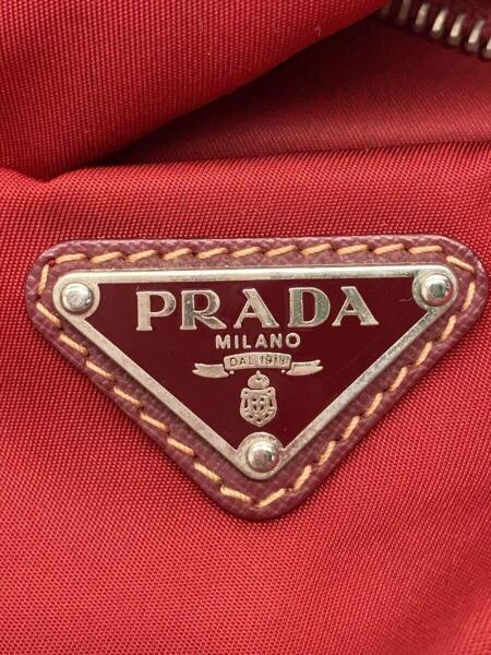 PRADA(プラダ) / ボストンバッグ/ナイロン/RED/無地 | 中古品の販売