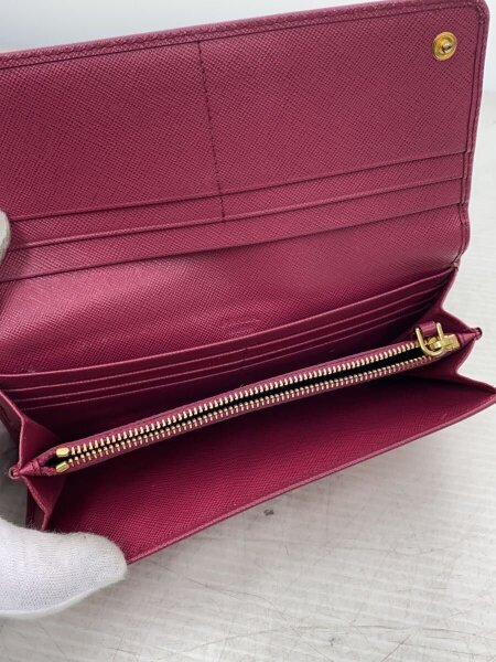 PRADA / 長財布/PVC/PNK/レディース PRADA(プラダ) / 長財布/PVC/PNK/レディース | 中古品の販売・通販なら