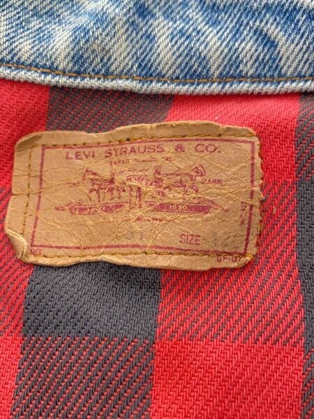 Levi's(リーバイス) / Gジャン/42/デニム/IDG/内側赤チェック | 古着の