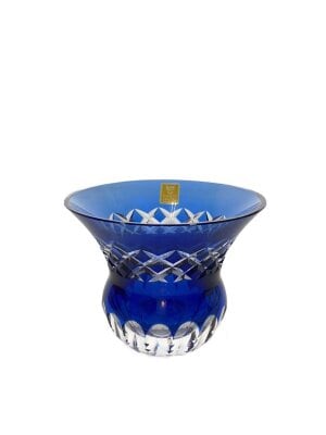 A-319（未使用）KAGAMI CRYSTAL ロイヤルブルー 江戸切子KAGAMI〉江戸