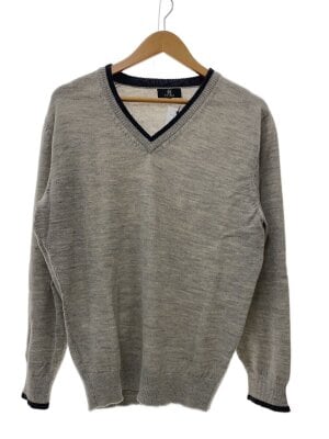 美品・Hickey Freeman カシミア100%チェスター トップス HICKEY FREEMAN NEWYORKカシミヤ100%ニットセーター 厚手