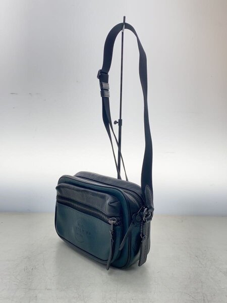 COACH(コーチ) / バイカラーショルダーバッグ/レザー/GRN/C6584 | 中古 