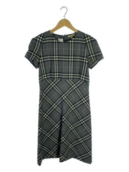 BURBERRY LONDON(バーバリーロンドン) / 半袖ワンピース/--/ウール/GRY 