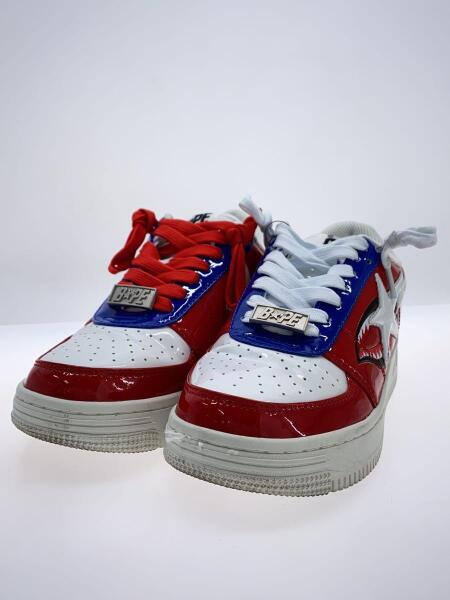 BAPE STA!(ベイプスタ) / ローカットスニーカー/24cm/RED/エナメル