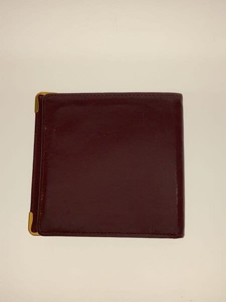 Cartier(カルティエ) / 2つ折り財布/レザー/BRD/無地/レディース