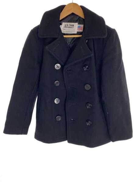 SCHOTT ピーコート サイズ34 Schott(ショット) / ピーコート/34/ウール/BLK | 古着の販売・通販なら