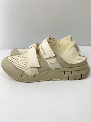 VALENTINO GARAVANI サンダル 36(22.5cm位) 緑x白 【古着】【中古  