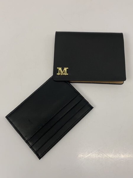 MAX MARA(マックスマーラ) / カードケース/レザー/BLK/レディース 