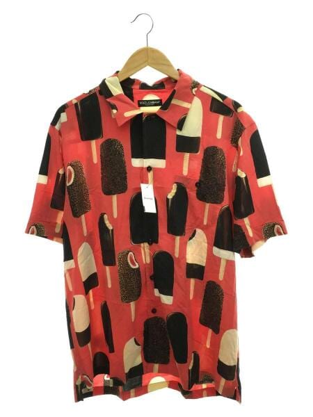 DOLCE&GABBANA(ドルチェアンドガッバーナ) / 半袖シャツ/40/シルク/PNK 