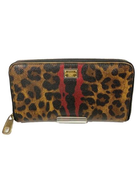 DOLCE&GABBANA(ドルチェアンドガッバーナ) / 長財布/--/BRW/アニマル 