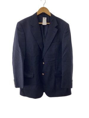 【中古】未使用品 BURBERRY LONDON テーラードジャケット ブレザー シルク ウール混 シングル 背抜き 15ABR XL 白 黒 BURBERRY LONDONのテーラードジャケット検索結果|古着・中古品の通販