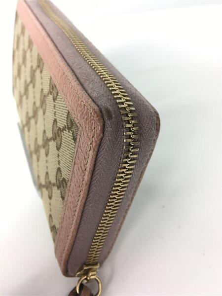 GUCCI(グッチ) / 長財布/ラウンドファスナー/GGキャンバス/キャンバス 