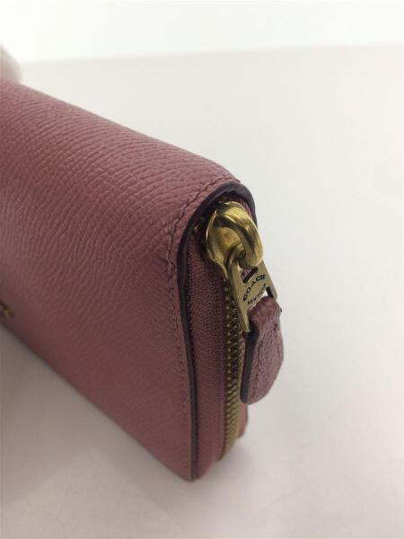 COACH(コーチ) / 長財布/レザー/PNK/57713/ラウンドファスナー 