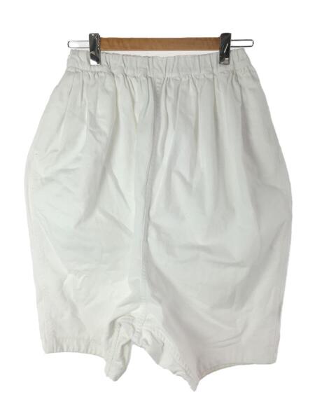 COMME des GARÇONS サルエルパンツ ショーツ コットン ホワイト COMME des GARÇONS サルエルパンツ ショーツ コットン ホワイト