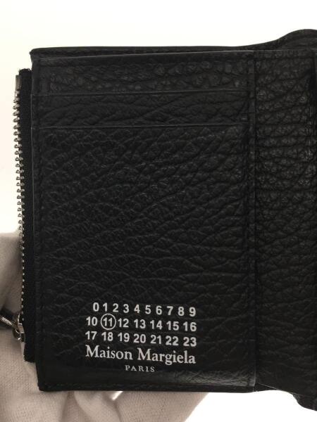 Maison Margiela(メゾンマルジェラ) / 3つ折り財布/レザー/ブラック 