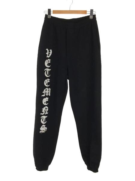 VETEMENTS(ヴェトモン) / スウェットパンツ/M/コットン/BLK/UA52PA270B 