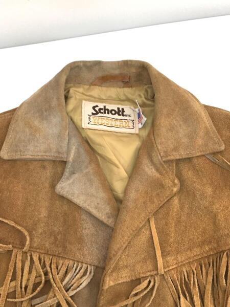 Schott(ショット) / 70s-80s/USA製/レザージャケット/42/スウェード 