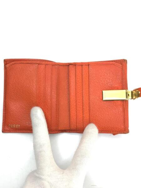 GUCCI(グッチ) / 2つ折り財布/オレンジ/レディース/内側汚れ有/キズ有