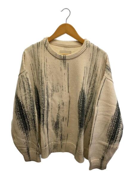 YOKE ヨーク Printed Cotton Cneck Sweater