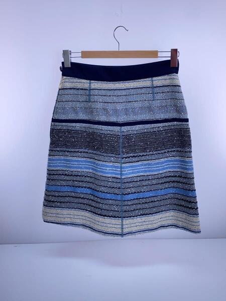 LOUIS VUITTON(ルイヴィトン) / ツイードスカート/38/ウール/ブルー  