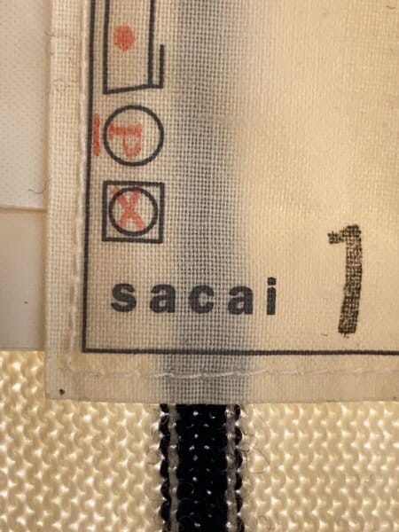 sacai(サカイ) / 2010/シフォンプリーツ切替/長袖ワンピース/2/ウール 