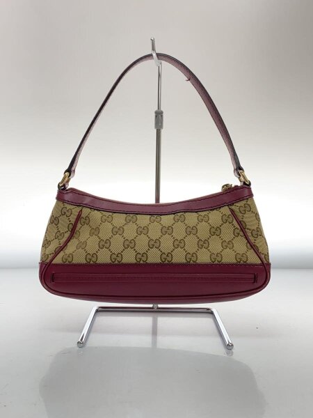 GUCCI(グッチ) / 角擦れ有/ハンドバッグ/キャンバス/ボルドー/総柄 
