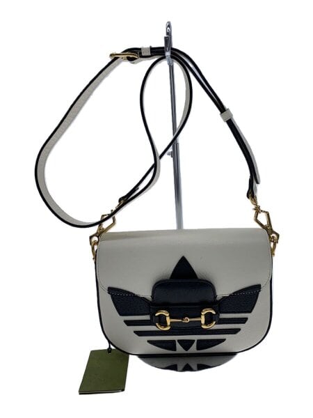 GUCCI(グッチ) / ホースビット 1955/ショルダーバッグ/レザー/ホワイト 