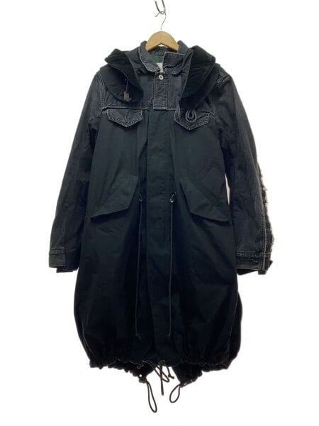 sacai(サカイ) / 19AW/DENIM DOCKING MODS COAT/2/コットンブラック/19
