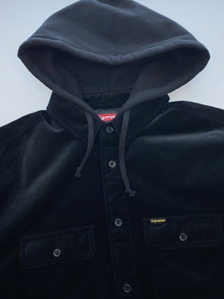 Supreme(シュプリーム) / 25AW/Quilted Lined Hooded Velvet Shirt 