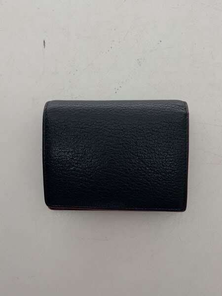 miumiu 二つ折り財布 マドラスパール ブラック MIU MIU(ミュウミュウ) / マドラスラブ/2つ折り財布/レザー