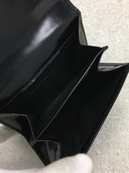 GUCCIエナメル二つ折り財布 GUCCI(グッチ) / 2つ折り財布/エナメル/ブラック/035・2149・1874 小物