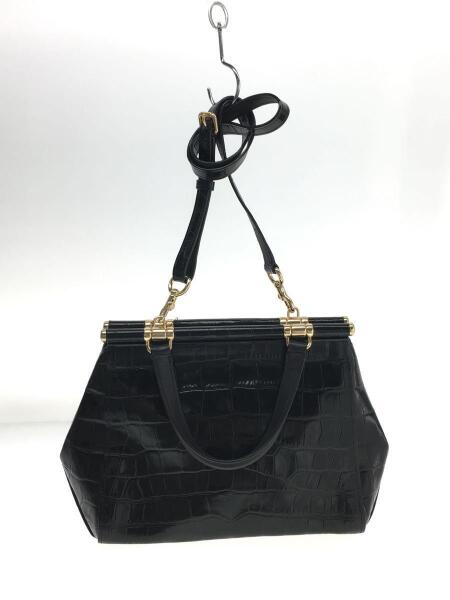COACH(コーチ) / ハンドバッグ/レザー/ブラック/31660/グレース/クロコ 