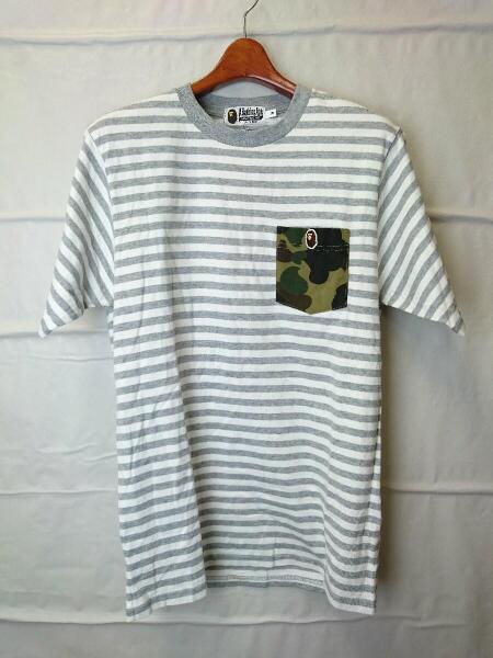 A BATHING APE(アベイシングエイプ) / Tシャツ/M/コットン/WHT 