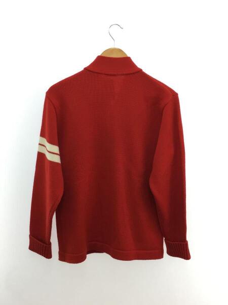 VAN(ヴァン) / レタードカーディガン(厚手)/L/ウール/RED | 古着の販売 