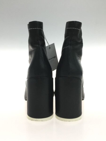 MM6(エムエムシックス) / レザーアンクルブーツ/37/BLK/レザー 