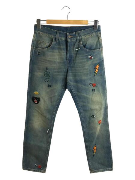 GUCCI(グッチ) / Symbols Tapered Denim Pant/ストレートパンツ/30 