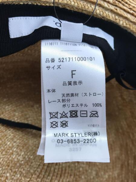 UN3D.(アンスリード) / 麦わら帽子/ストローハット/FREE/BEG