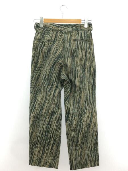 YOKE JACQUARD BELTED WIDE TROUSERS 3
