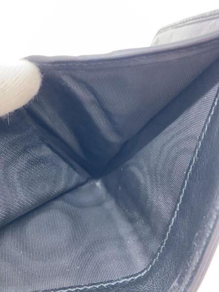 GUCCI(グッチ) / 2ツ折サイフ_マイクログッチシマ/レザー/BLK/総柄