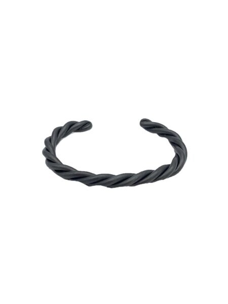 Zirconium Twisted Wire Bracelet by Pat Pruitt/サイズM [ロング