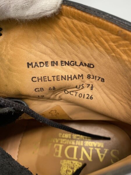 SANDERS(サンダース) / CHELTENHAM BROGUE DERBY BOOT/US7.5/BLK 